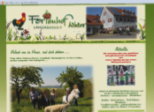Webseite des Ferienbauernhofs Winter
